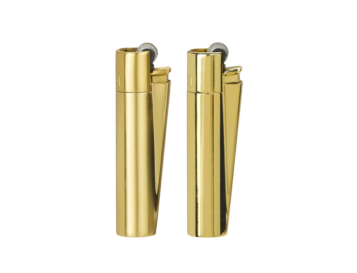 Matte Clipper Wholesale Lighter | Gold – Zig-Zag Wholesale