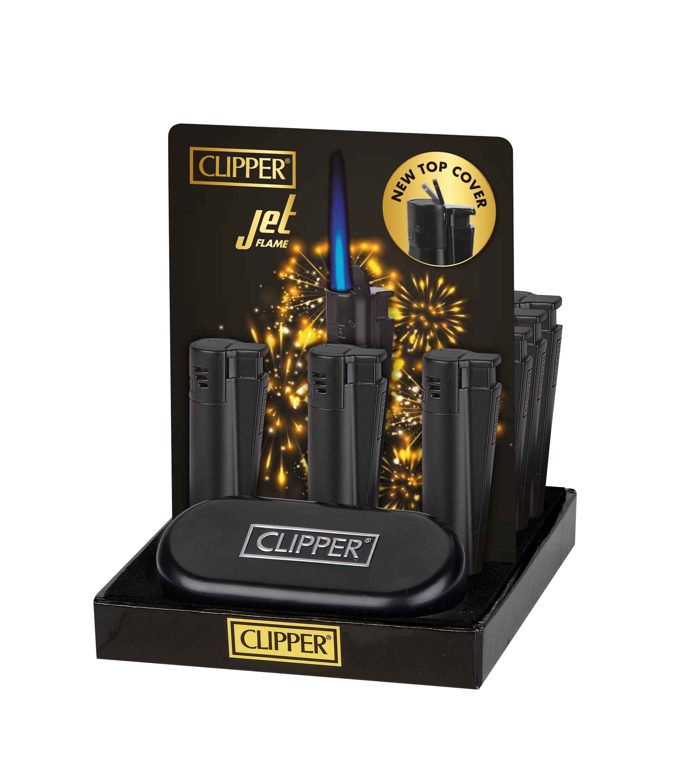 Wholesale Clipper Lighters  Matte Black – Zig-Zag Wholesale