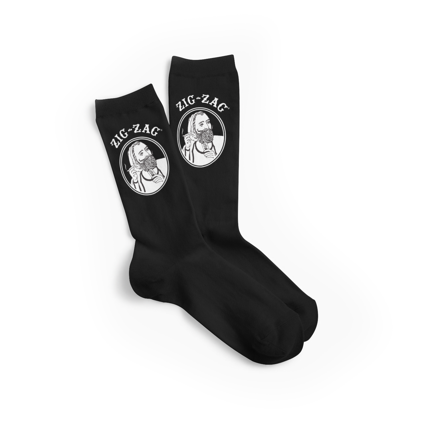 Zig-Zag Classic Socks - Black