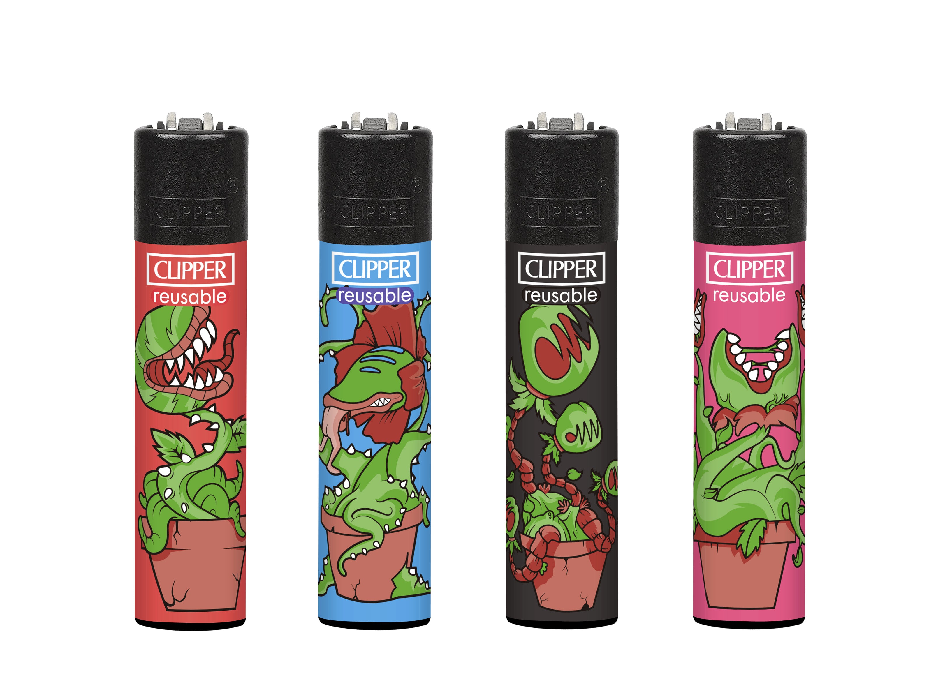 Clipper Classic Large | Printed - Evil Plants
